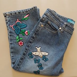Jordache Girls Size 14 Denim Capris
